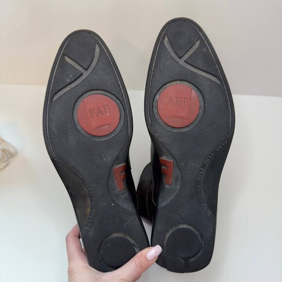 Fabi Men’s Black Leather Ankle Boots - Size 9 US - Picture 7 of 7